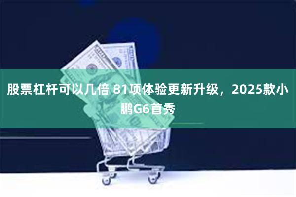 股票杠杆可以几倍 81项体验更新升级，2025款小鹏G6首秀