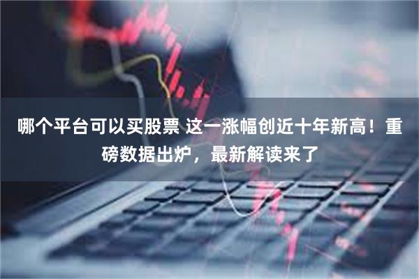 哪个平台可以买股票 这一涨幅创近十年新高！重磅数据出炉，最新解读来了