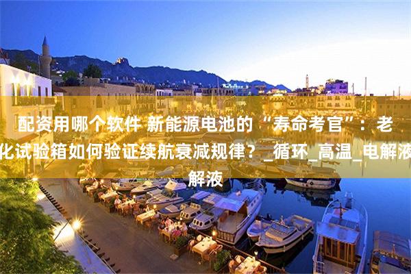 配资用哪个软件 新能源电池的 “寿命考官”：老化试验箱如何验证续航衰减规律？_循环_高温_电解液