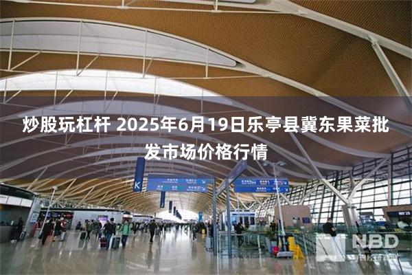炒股玩杠杆 2025年6月19日乐亭县冀东果菜批发市场价格行情