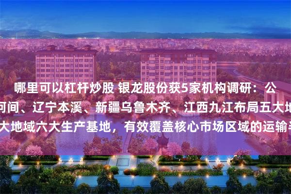 哪里可以杠杆炒股 银龙股份获5家机构调研：公司已在天津北辰、河北河间、辽宁本溪、新疆乌鲁木齐、江西九江布局五大地域六大生产基地，有效覆盖核心市场区域的运输半径需求（附调研问答）